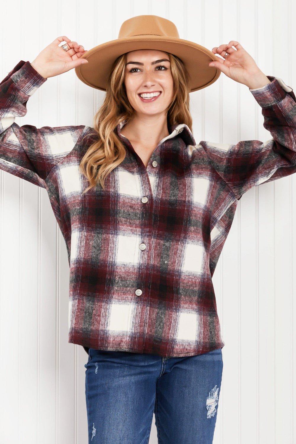 Vermont Weekend Plaid Yarn Dyed Shacket