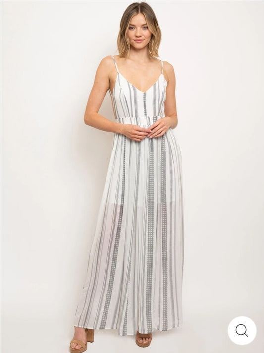 Open Back Maxi Dress