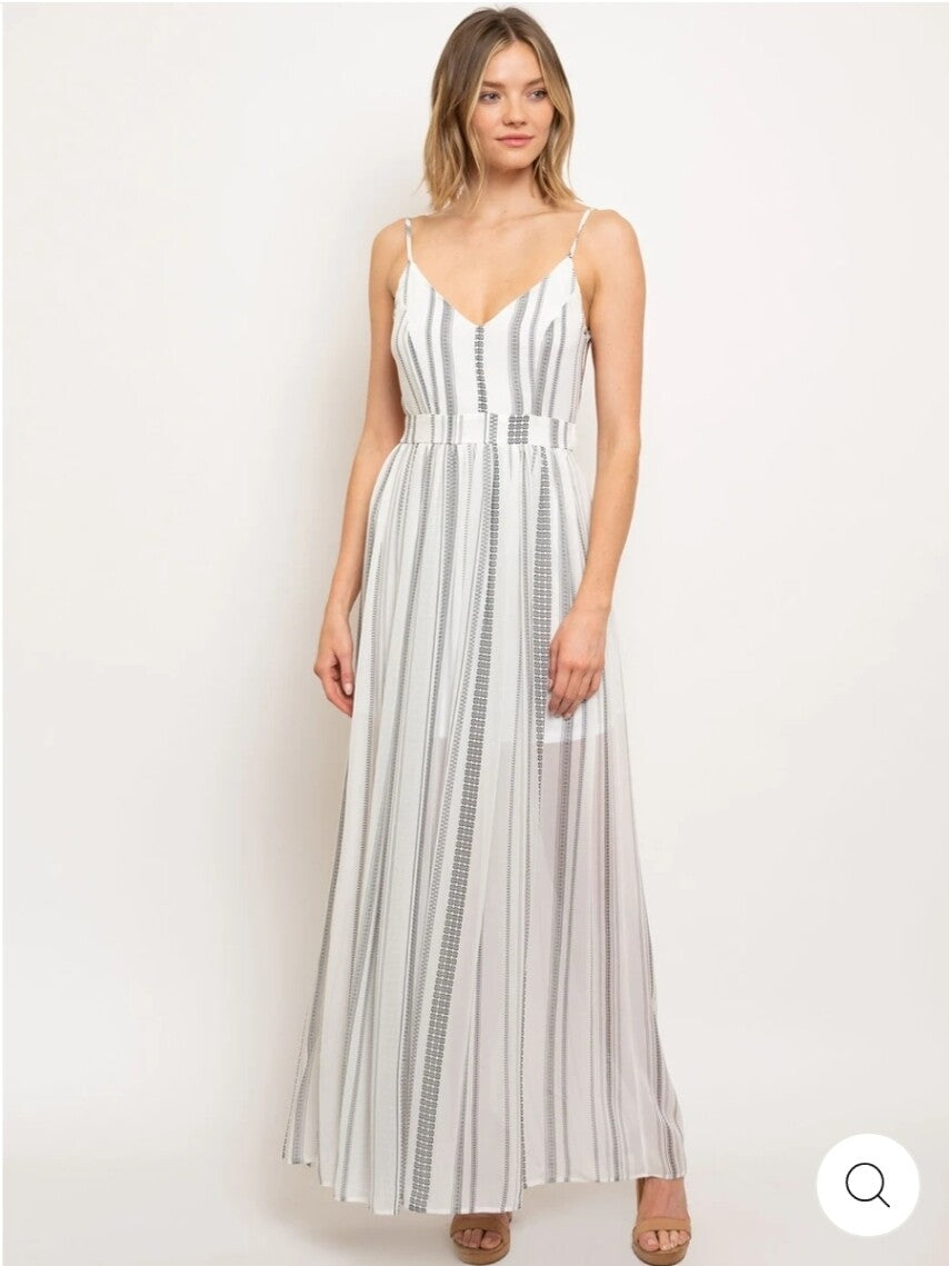 Open Back Maxi Dress