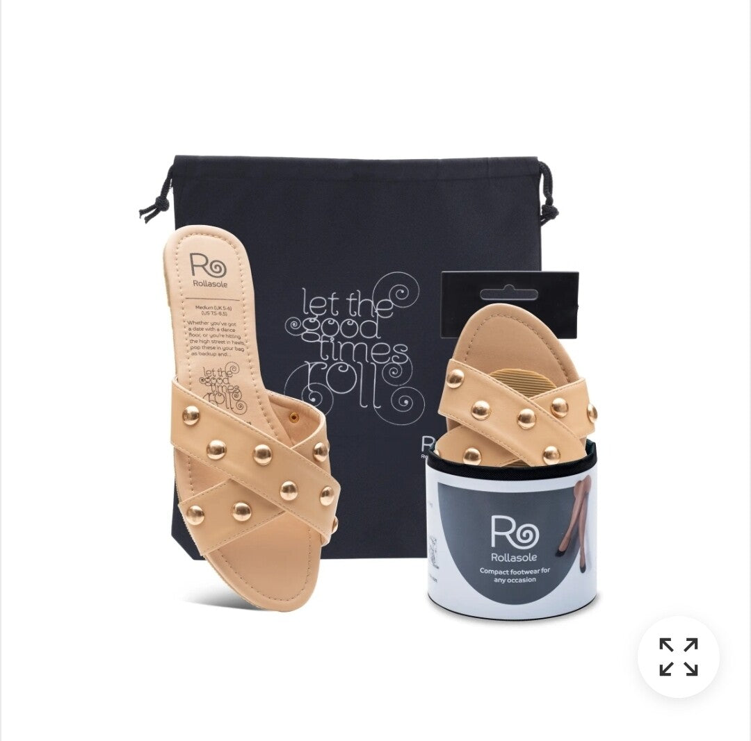 Rollasole Studded Sandals