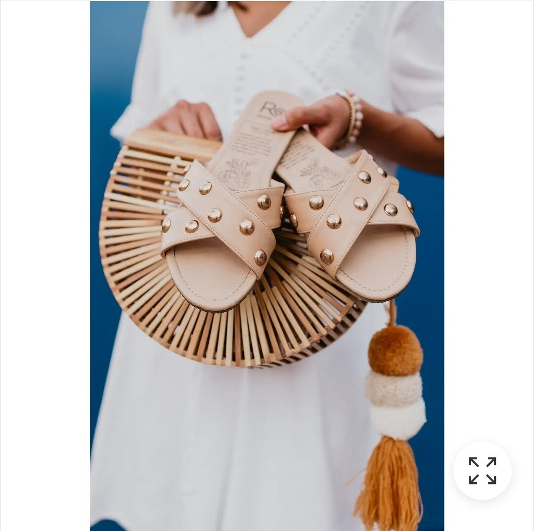 Rollasole Studded Sandals