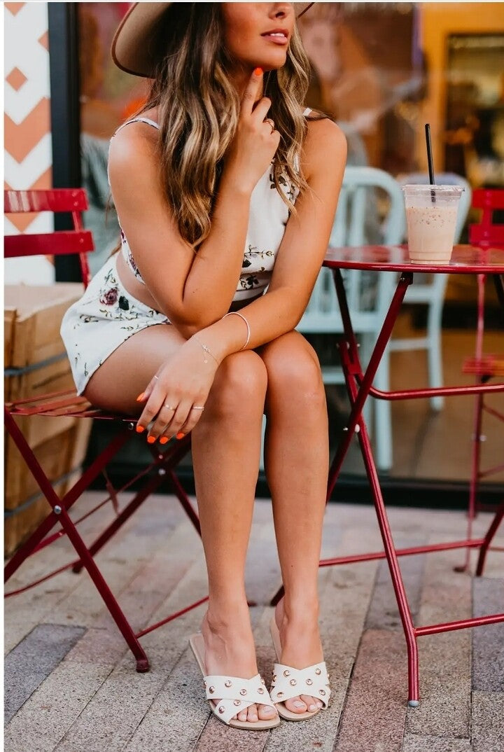 Rollasole Studded Sandals