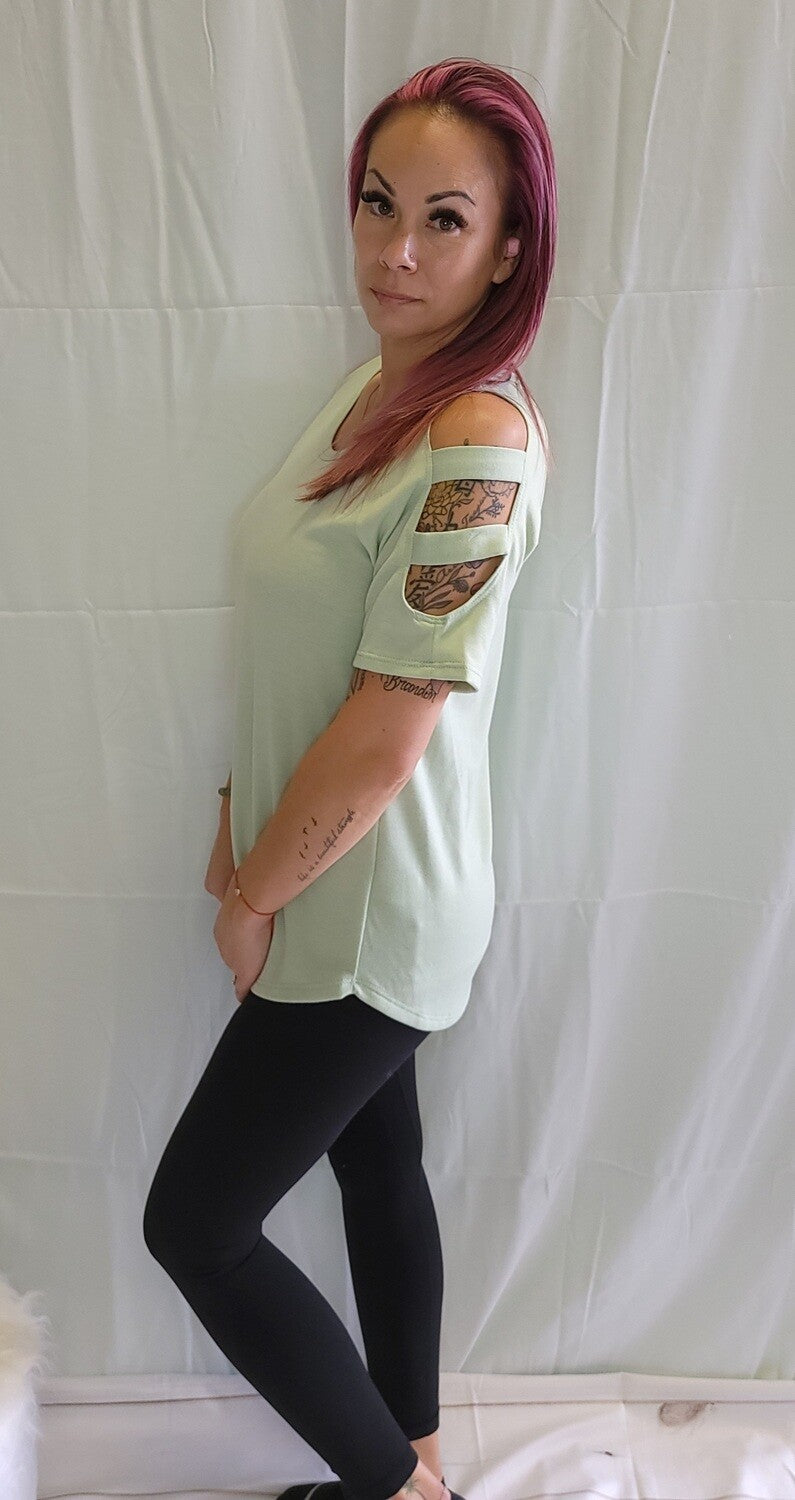 Cold Shoulder Top