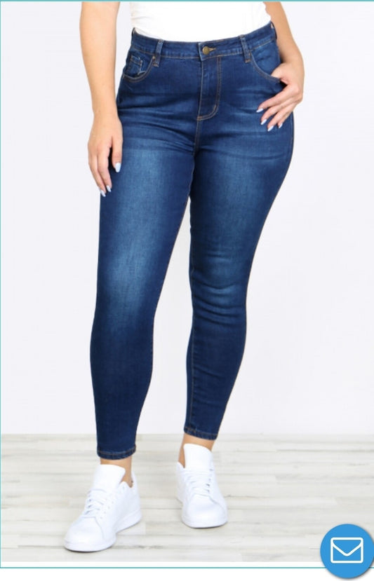 Curvy Queen Blue Jean