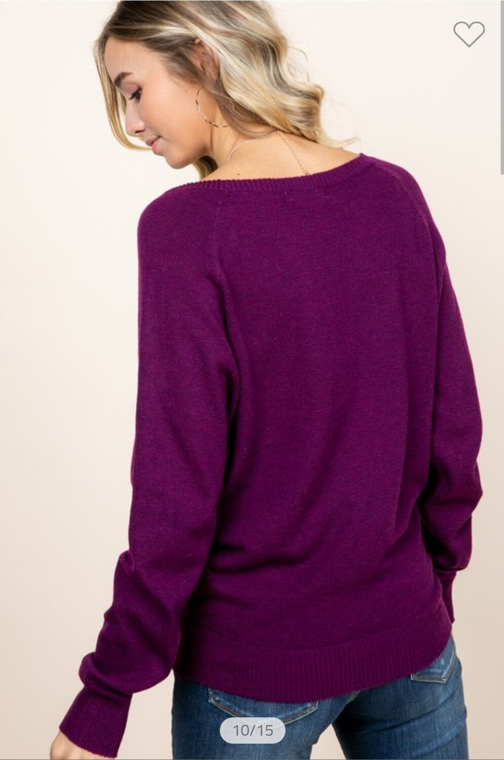 Knit Off Shoulder Sweater