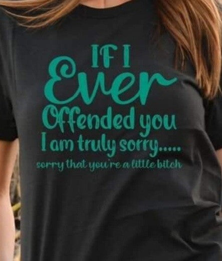 If I Ever Offended You Tee
