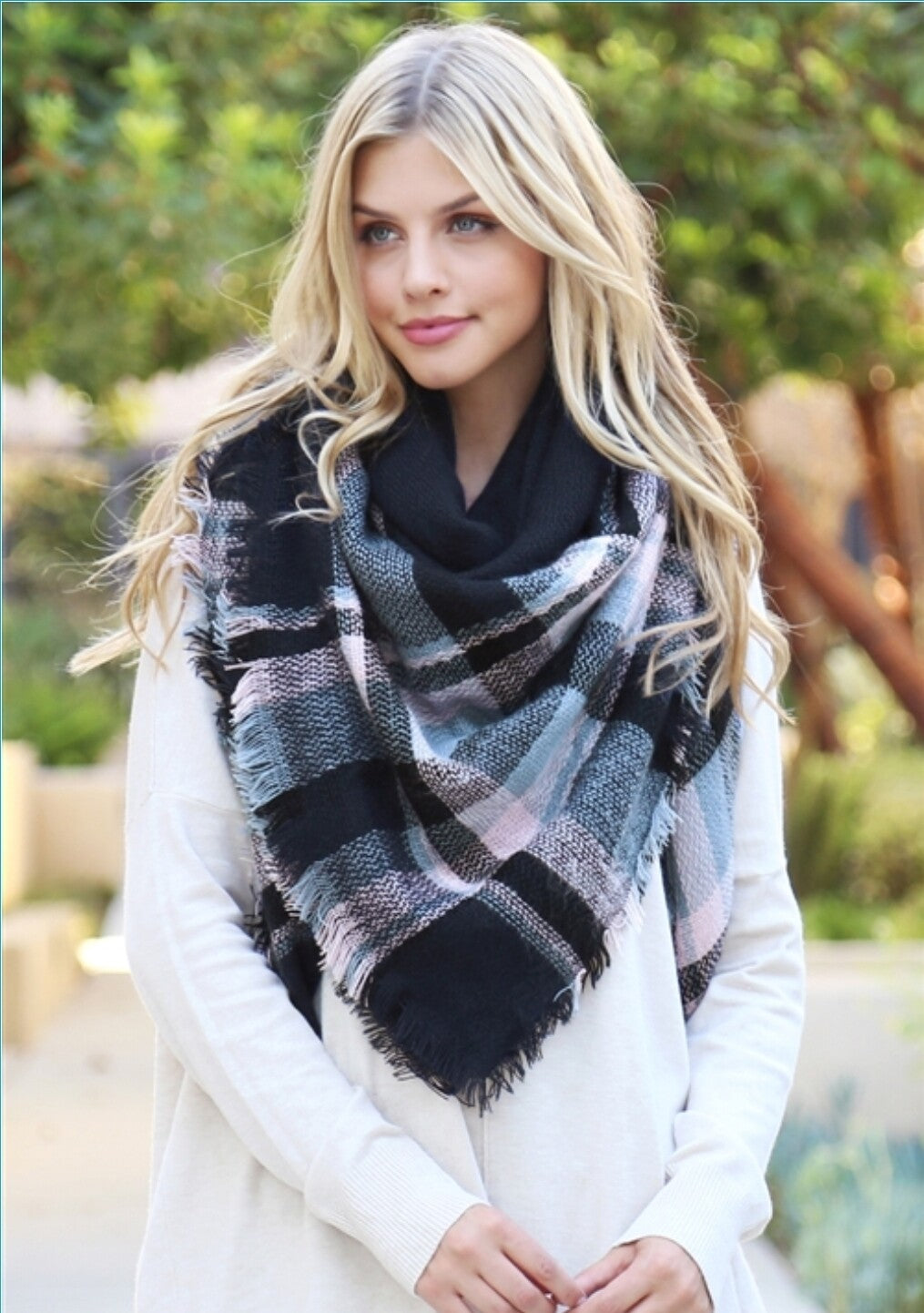 Blanket Fringed Scarf