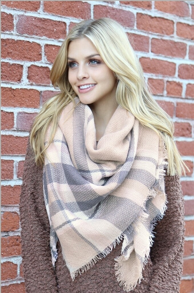 Blanket Fringed Scarf