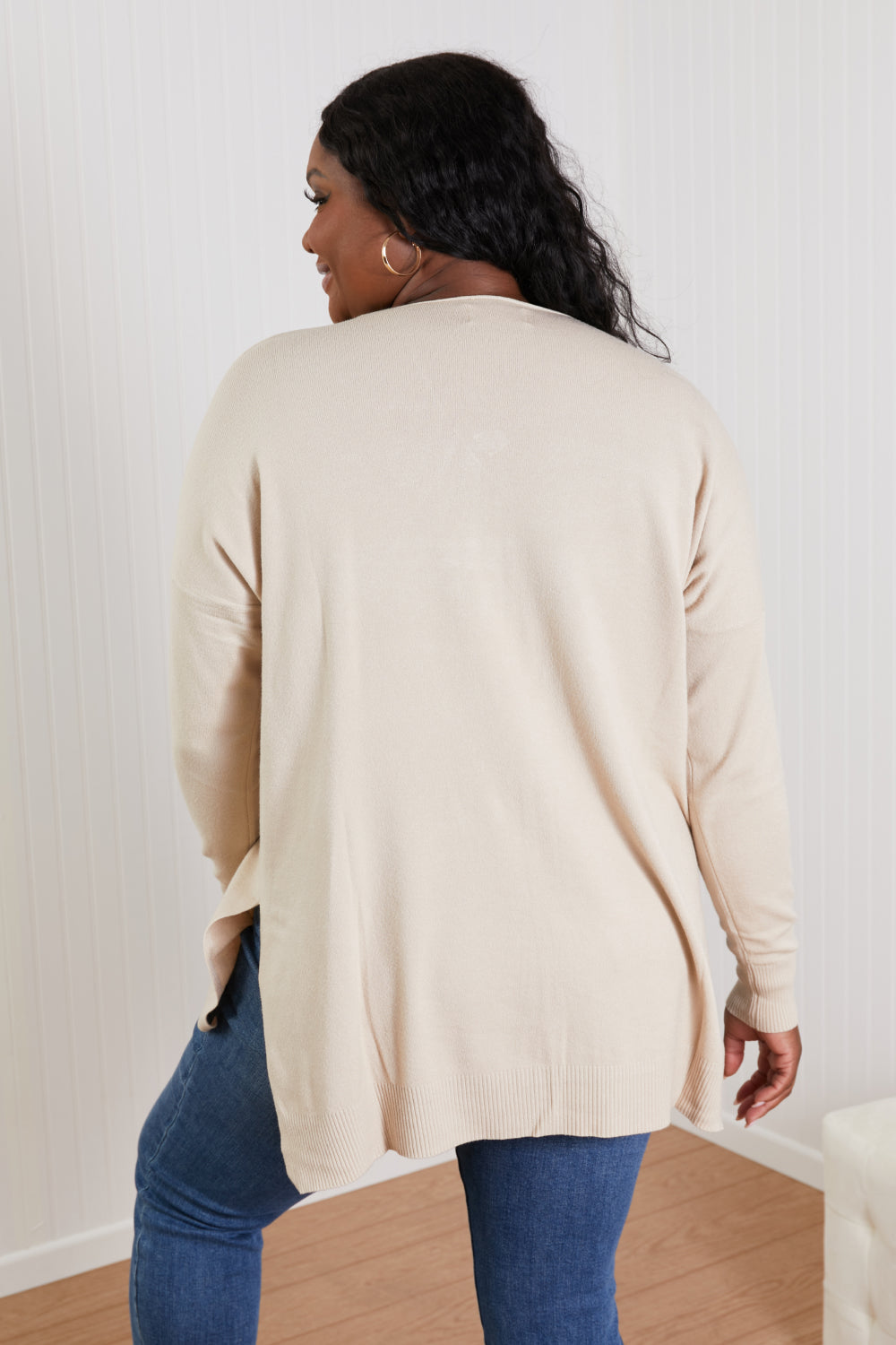 Sweater Weather Center Seam Tunic Sweater