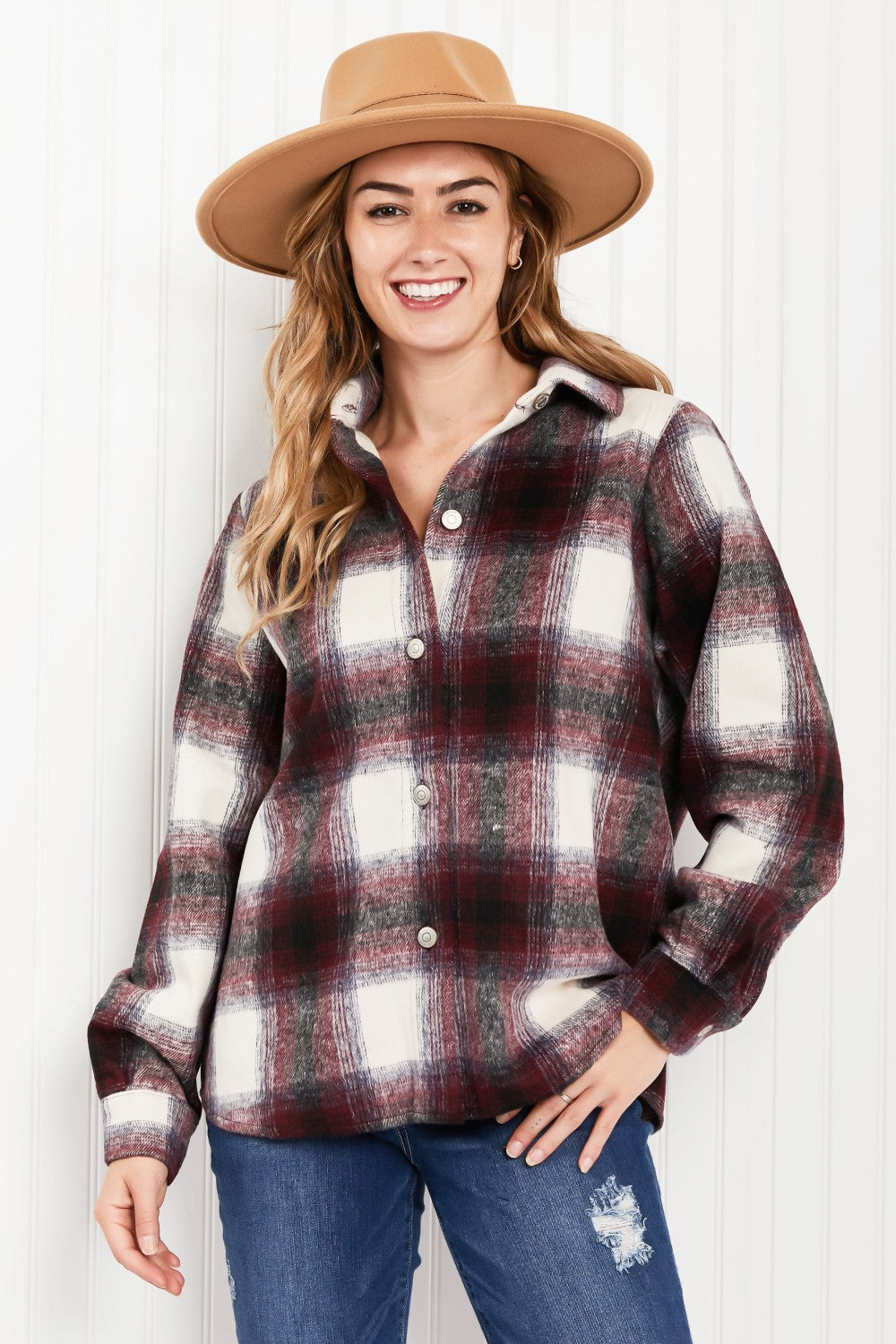Vermont Weekend Plaid Yarn Dyed Shacket