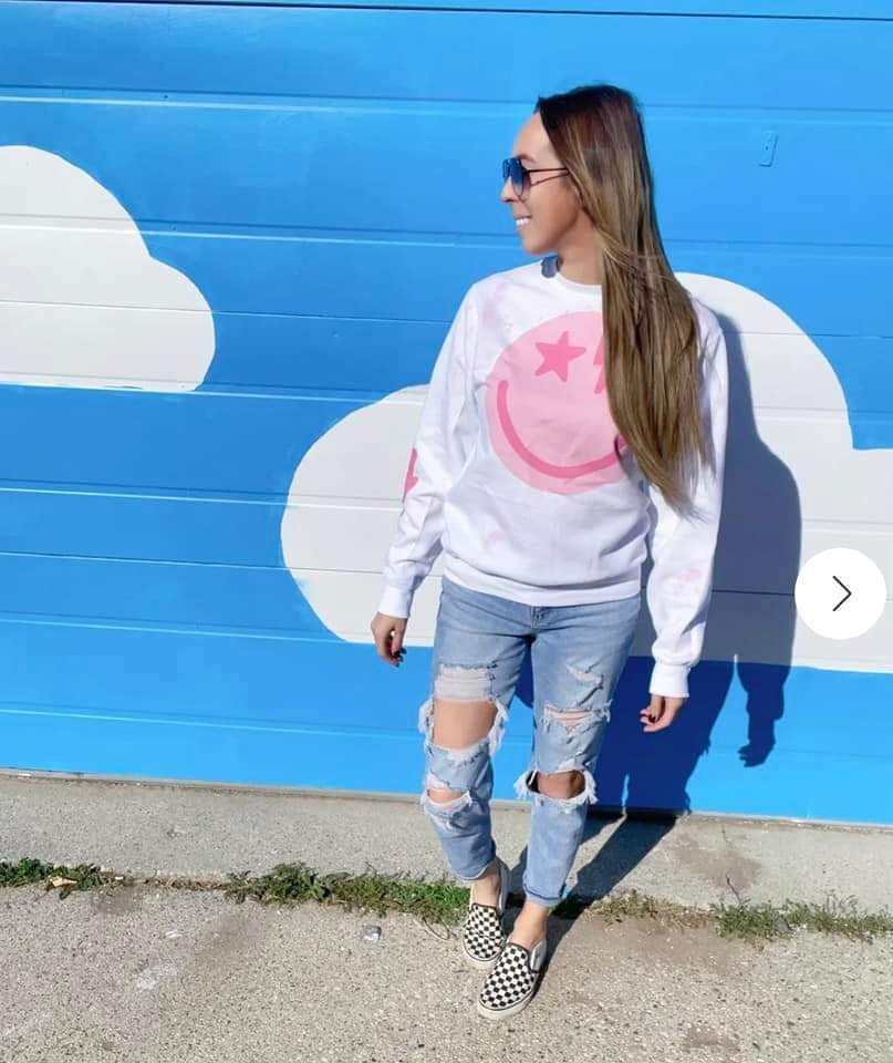 Lightening Smiley Sweatshirt