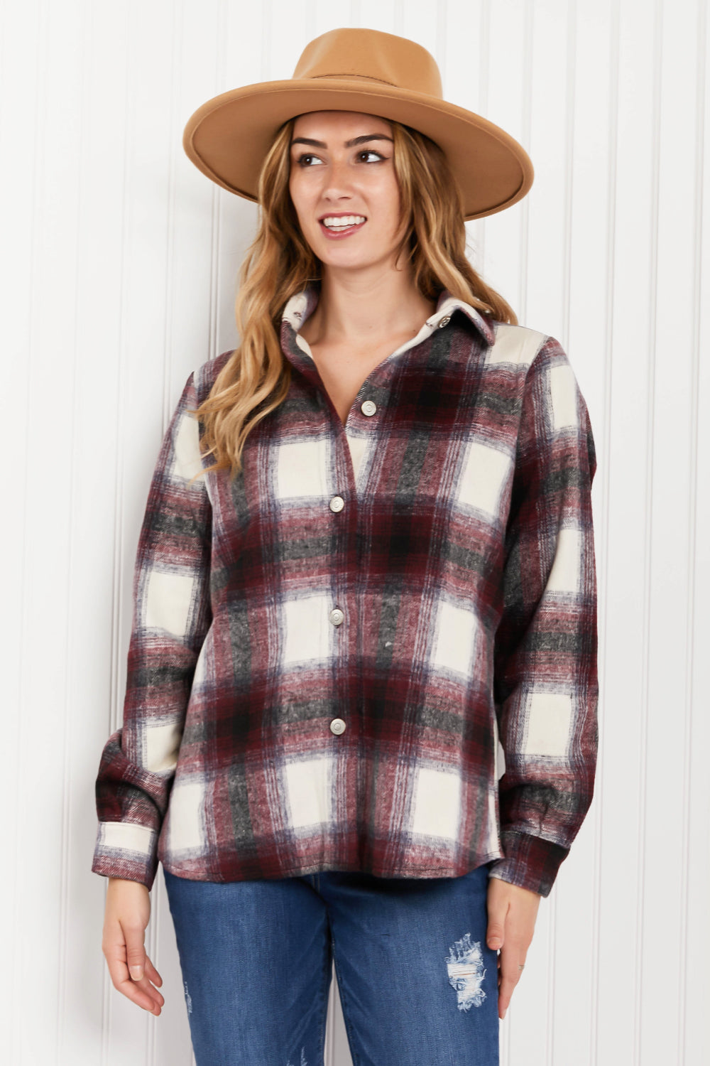 Vermont Weekend Plaid Yarn Dyed Shacket