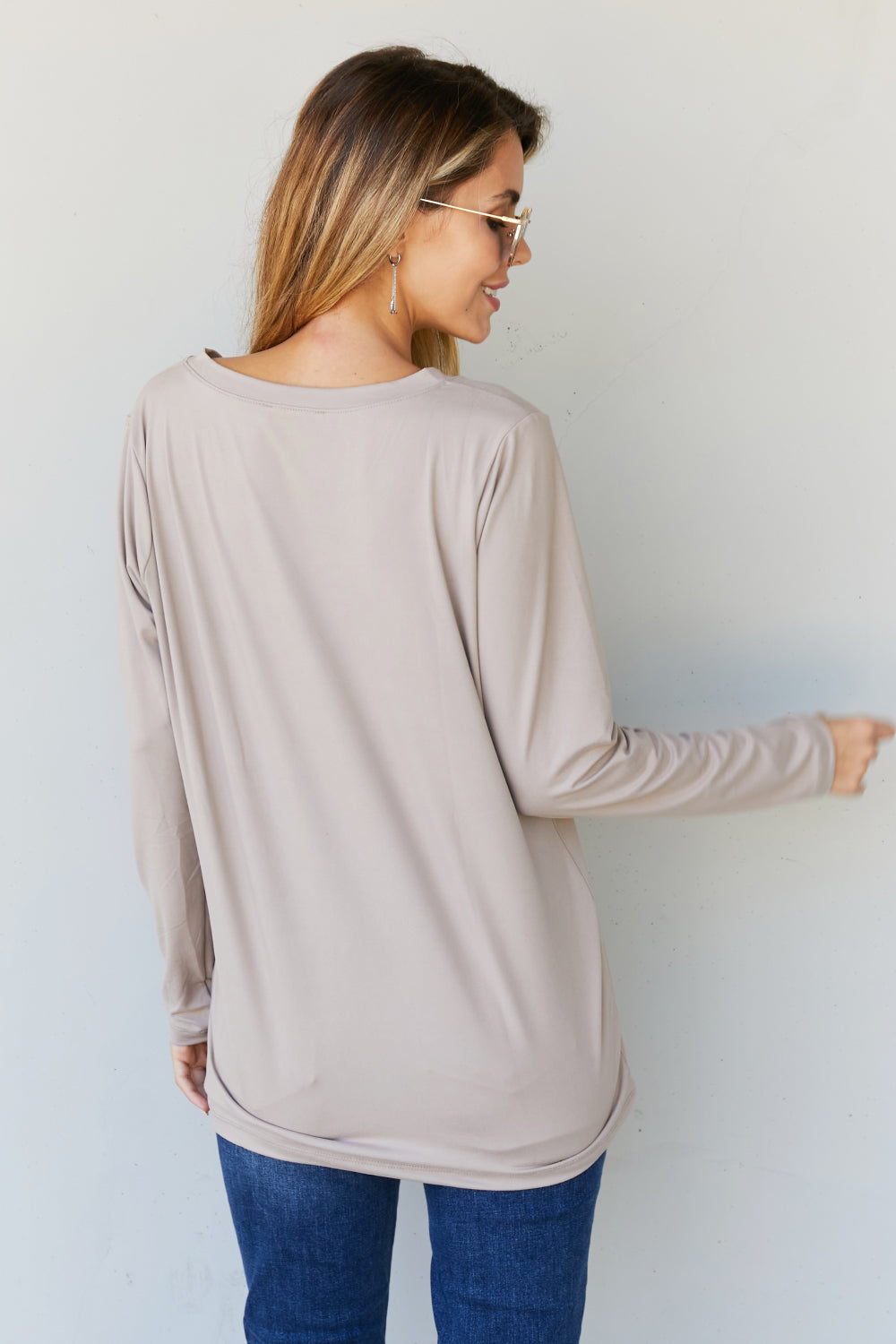 Doing it All Brushed DTY Microfiber Pocket Tee