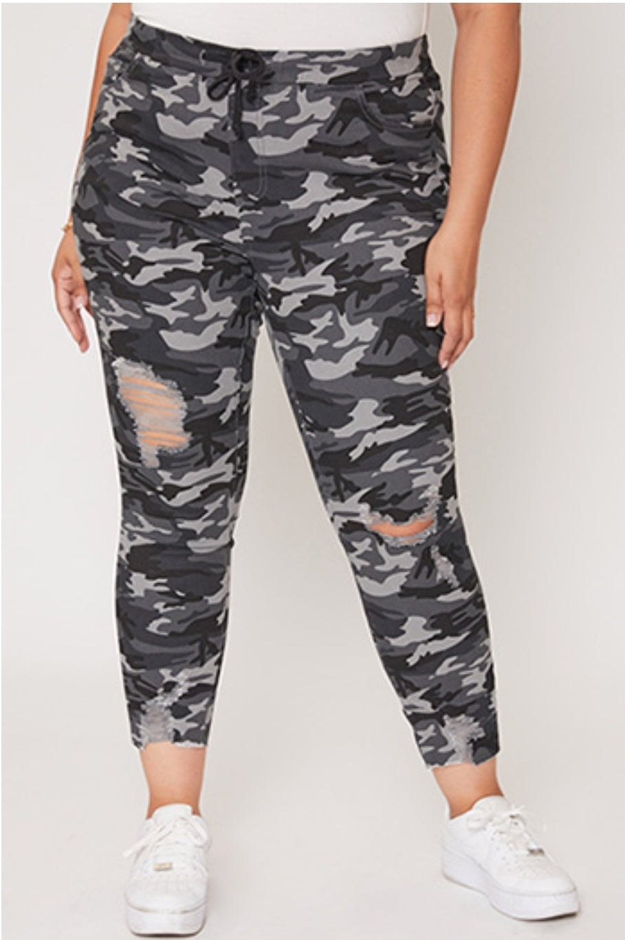 Camo High Rise Joggers