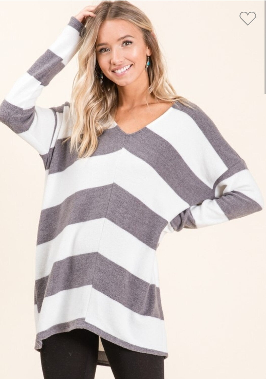 Lexi Striped Oversize Sweater