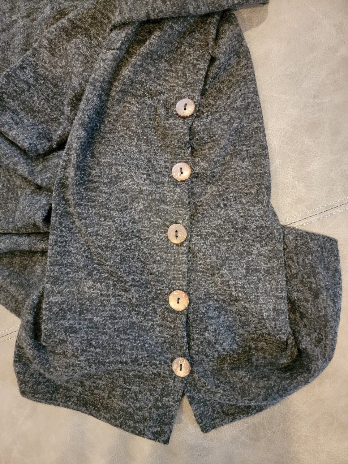 Long Sleeve Button Side Sweater