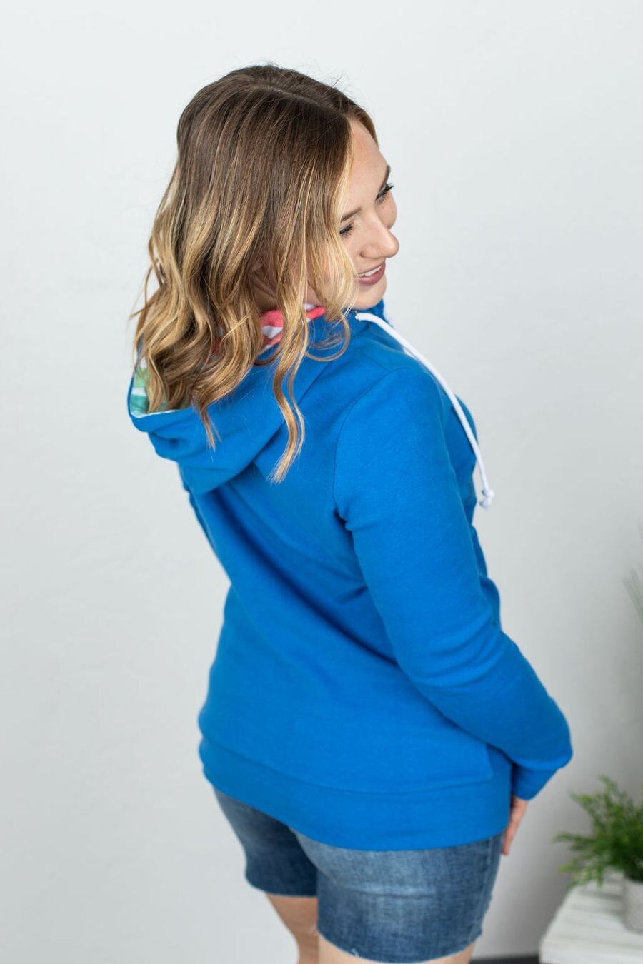 Royal Blue Rainbow Hoodie Sweatshirt