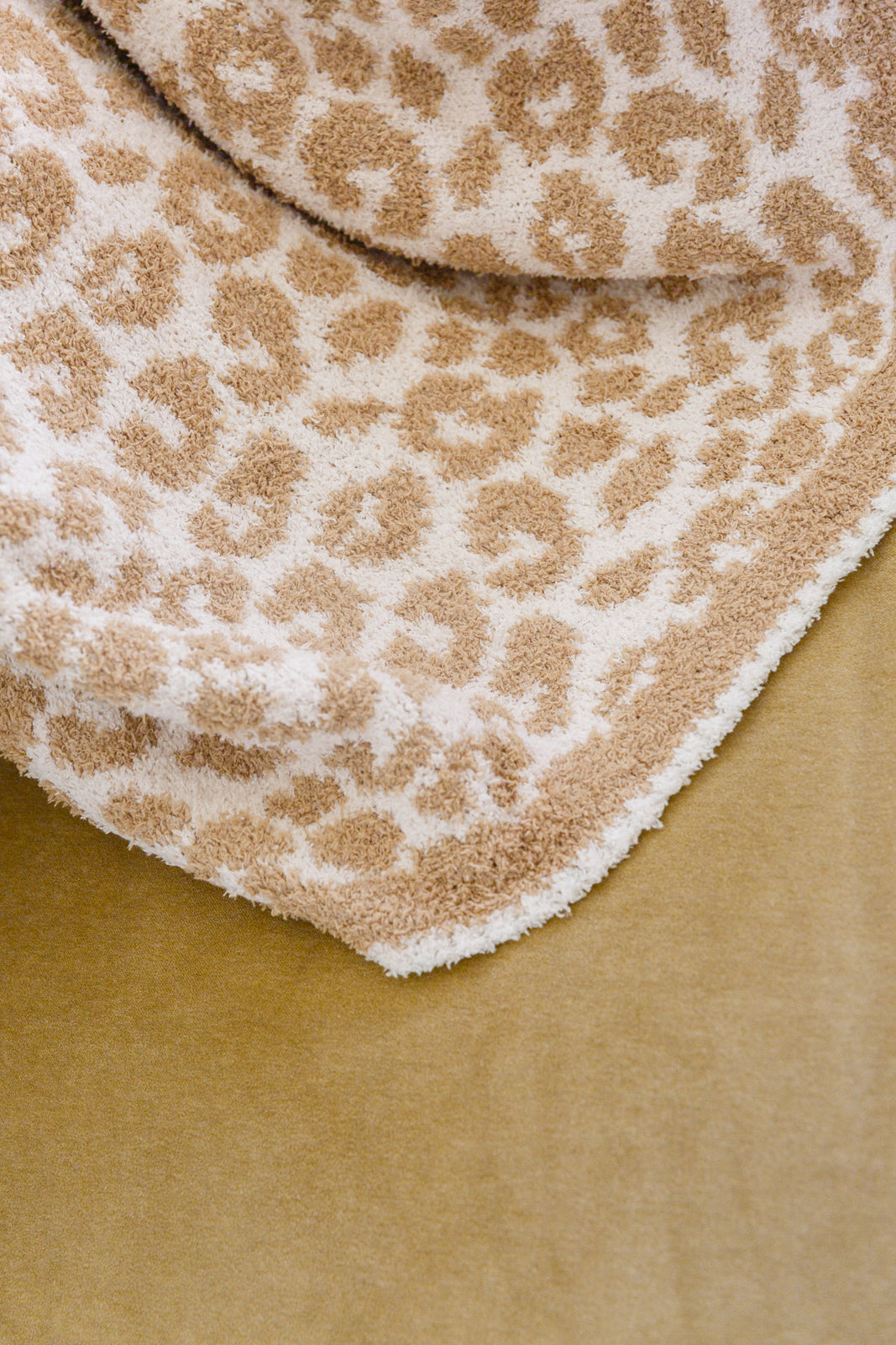 Fuzzy Feeling Blanket In Tan
