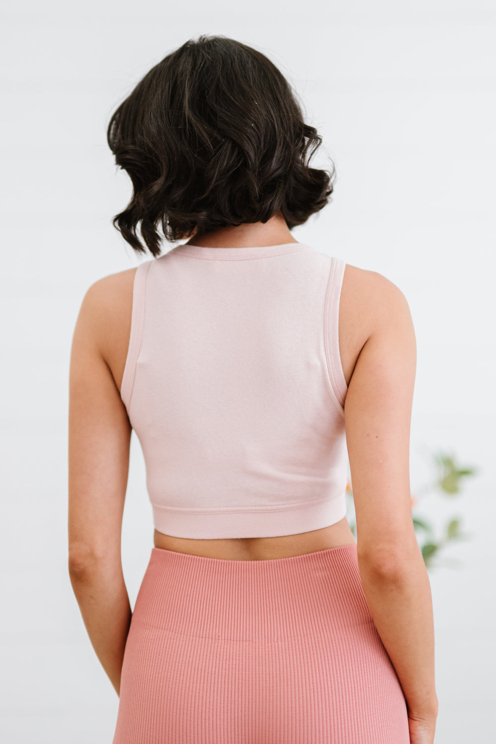 Simplest of Things Cropped Tank in Pastel Pink